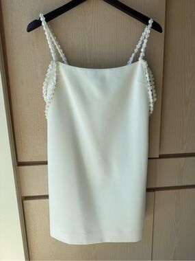 Alexis Ivory Strapless Sheath Dress